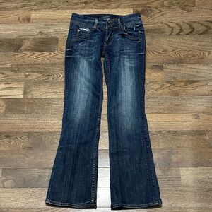 Women's Dark Blue Flare Jeans